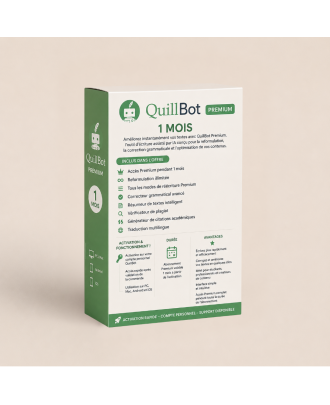 QuillBot Premium 1 Mois | Activation sur Compte Personnel
