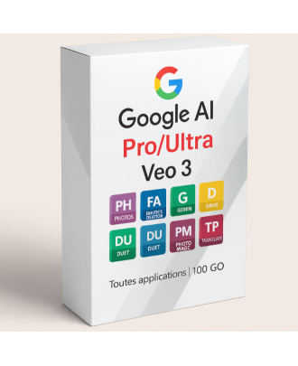 Google AI Ultra | Veo 3 – 25,000 AI Credits | Compte 45 Jours Global